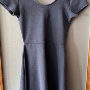 Planet Gold Blue Dress - Size Medium